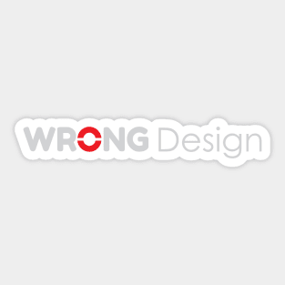 Wrong Design - 02 Sticker